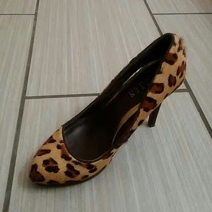Ralph Lauren cheetah heels